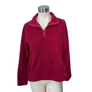 L.L.Bean Pink Fleece Pullover